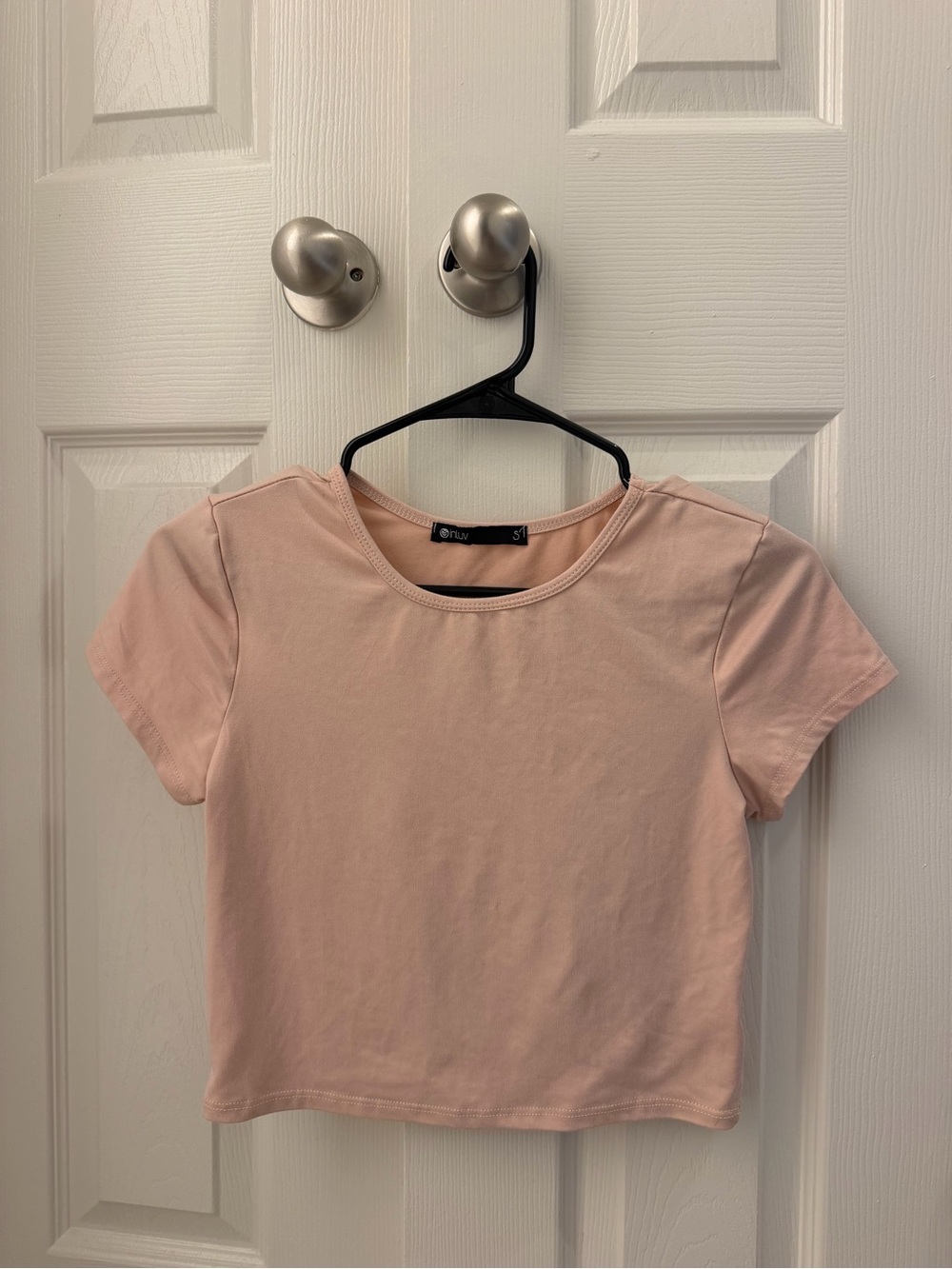 Blush Pink Women's Crop Top